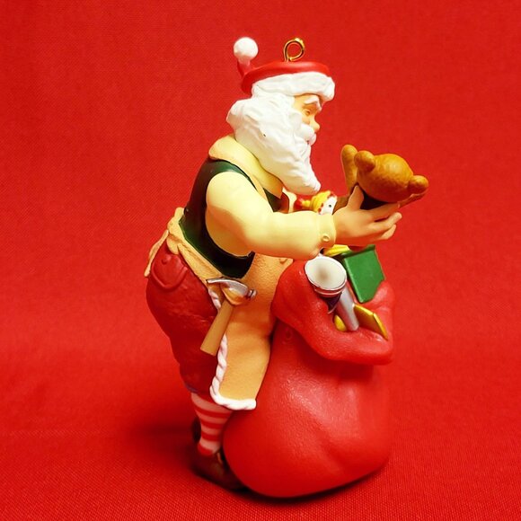 Hallmark Toymaker Santa 15th Anniversary Ed 2014 Christmas Ornament - Picture 5 of 13